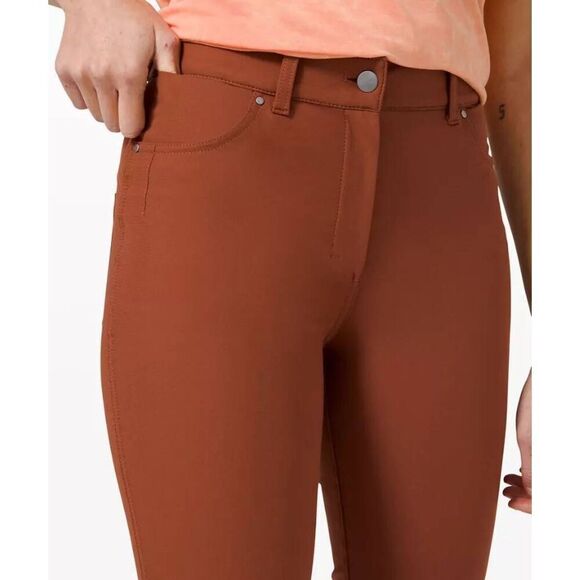 Lululemon City Slick Slim 5 Pocket High Rise Pant Ancient Copper - Picture 4 of 7